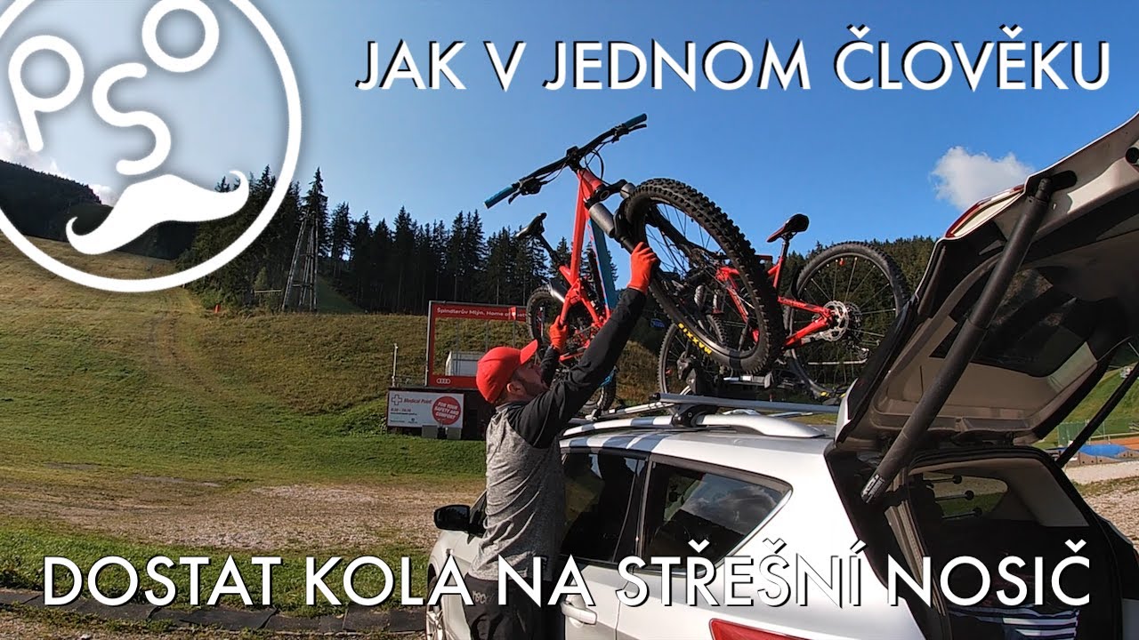 Jak dát kolo bez pomoci do střešního nosiče THULE 598 ProRide?? - [4K]