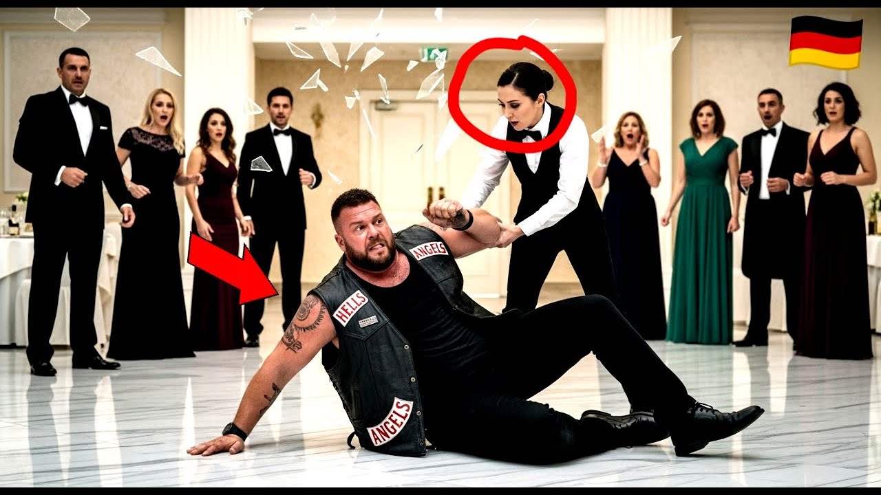 Kellnerin zieht Hells Angel in letzter Sekunde unter den Tisch – Kugel zischt vorbei!