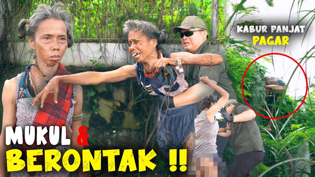 BRINGASSSS BANGET 😰‼️BANG EGO TIDAK KUAT MEMEGANG ODGJ WANITA INI ⁉️