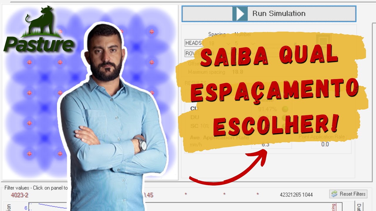 ESPAÇAMENTO ENTRE ASPERSORES: QUAL USAR?