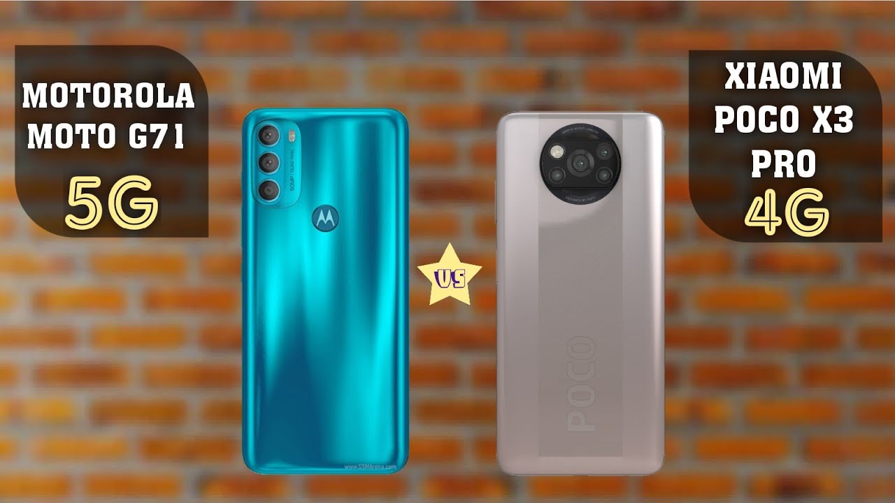 Motorola Moto G71 5G vs Xiaomi POCO X3 Pro 4G || Compare || Which is Best 👍