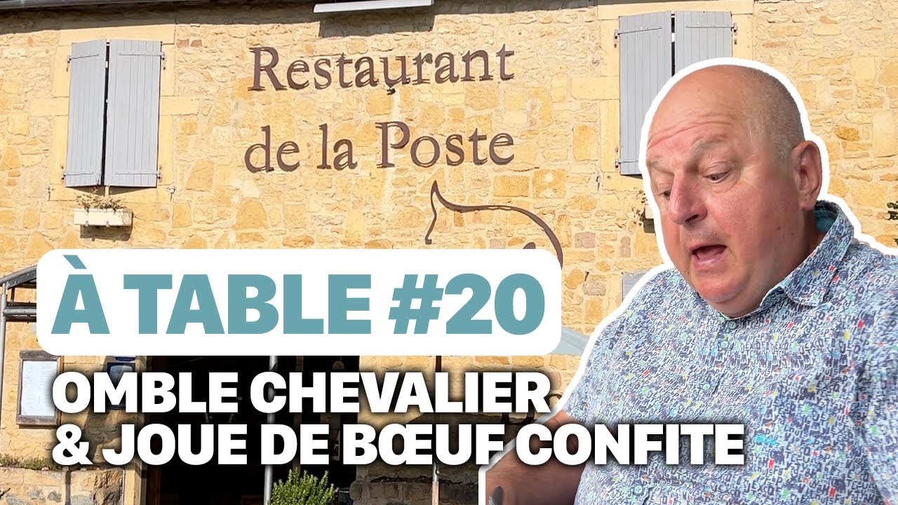 🍽️ À TABLE #20 au RESTAURANT DE LA POSTE à POISSON !
