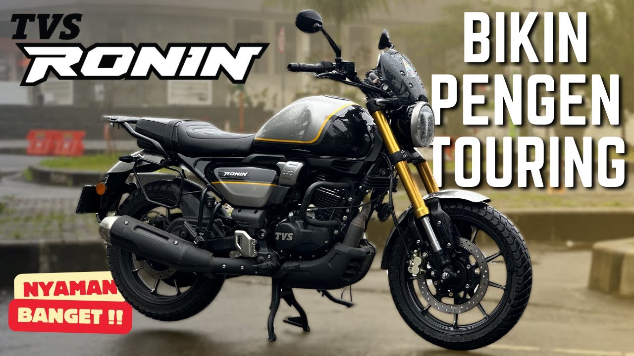 KAYA GINI TERNYATA RASANYA MOTORAN NAIK TVS RONIN
