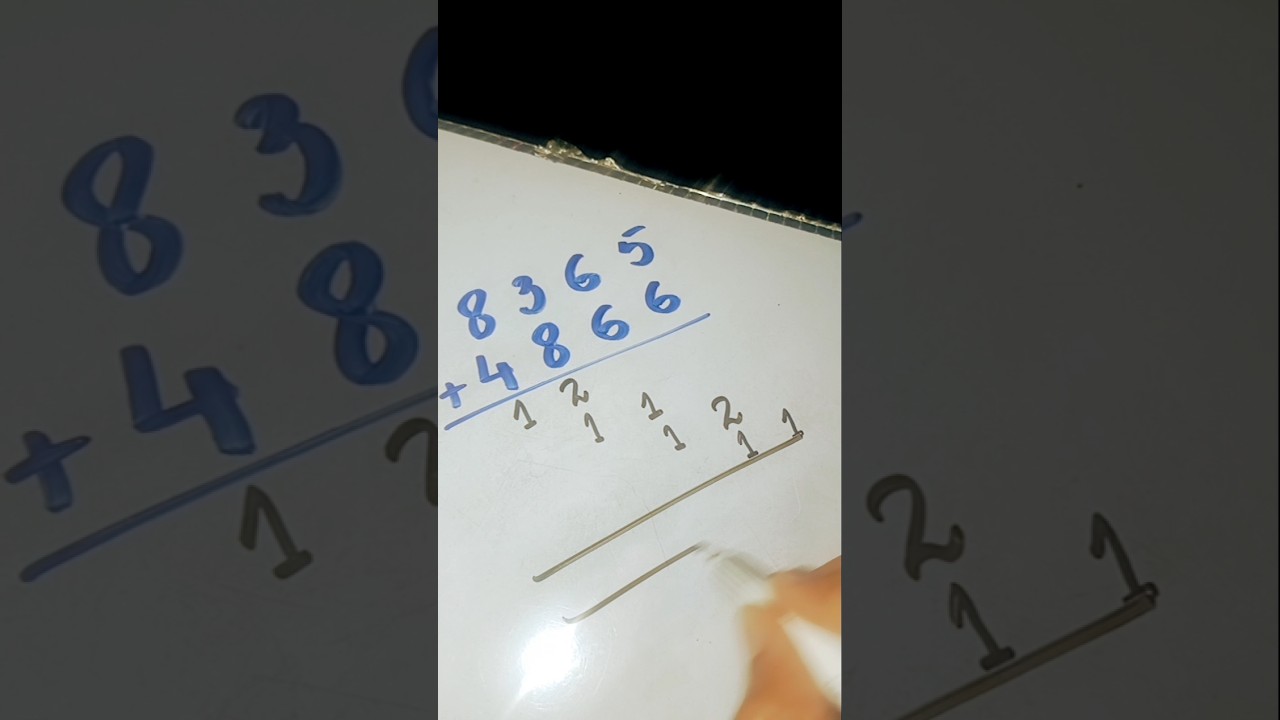 Different way of addition #trending #maths #addition