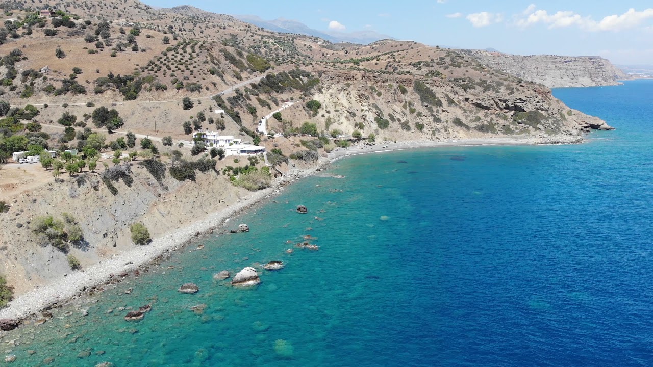 Agios Georgios and Agios Pavlos (2021) by drone on Crete Island, Grece