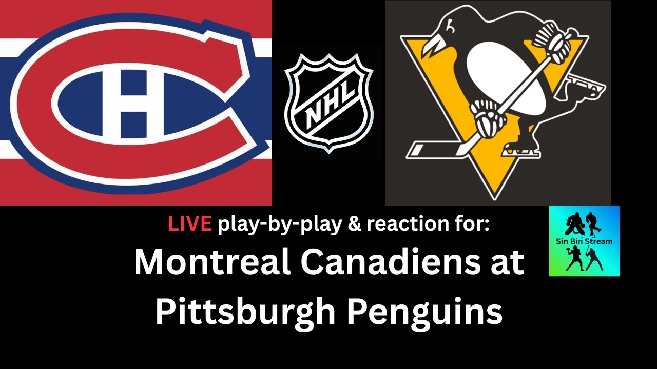 Canadiens vs Penguins 10.3.26: LIVE play by play & reaction🏒🥅