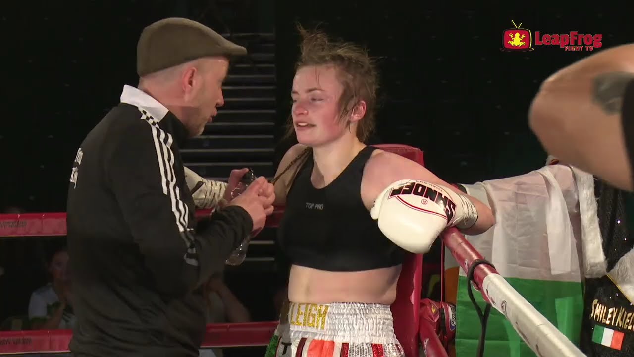 Hayleigh Kiely Vs Lilly Anderson  ISKA 61kg Kickboxing World Title   Leapfrog Fight Night Kickboxing