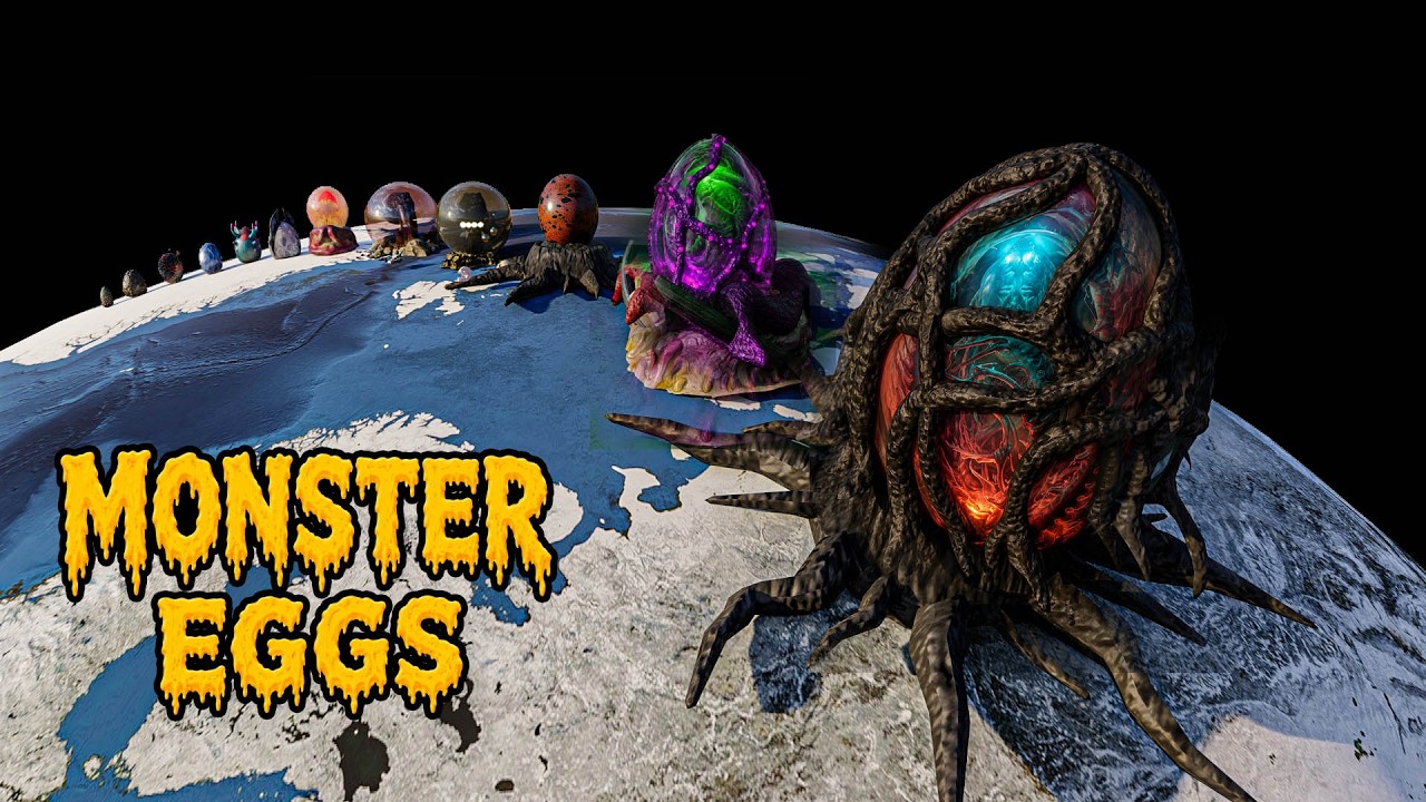 Monster Egg Size Comparison | Real, Prehistoric & Fictional Creature Eggs