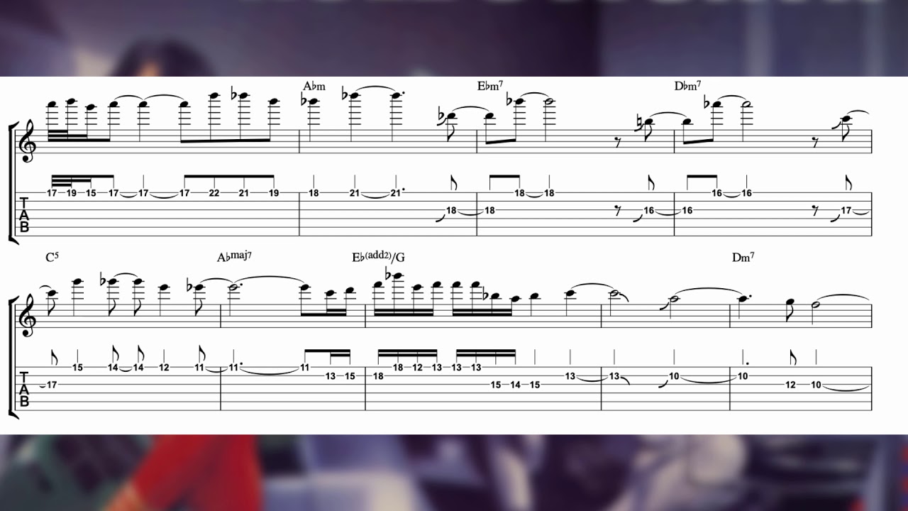 Allan Holdsworth - Looking Glass (Solo Transcription)