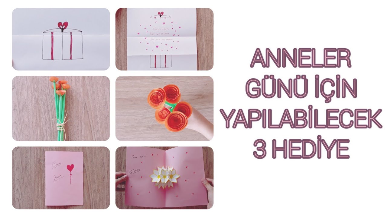 Çok Güzel 3 Hediye Yapımı | Anneler Günü İçin Yapılabilecek 3 Hediye / #AnnelerGünü
