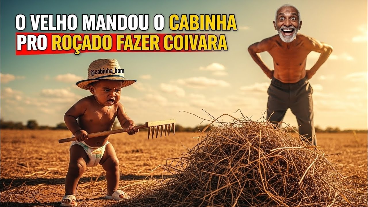 Cabinha fazendo coivara pra plantar no inverno