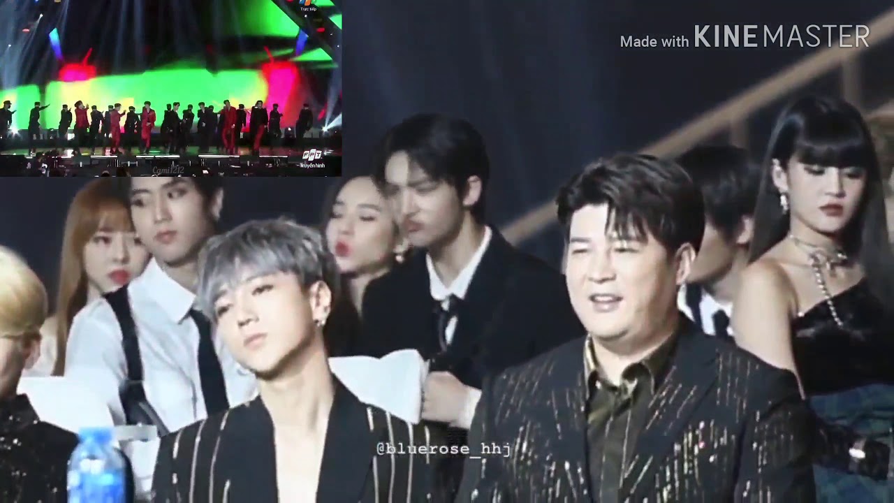 Superjunior StrayKids reaction GOT7 Hard Carry @ AAA 2019