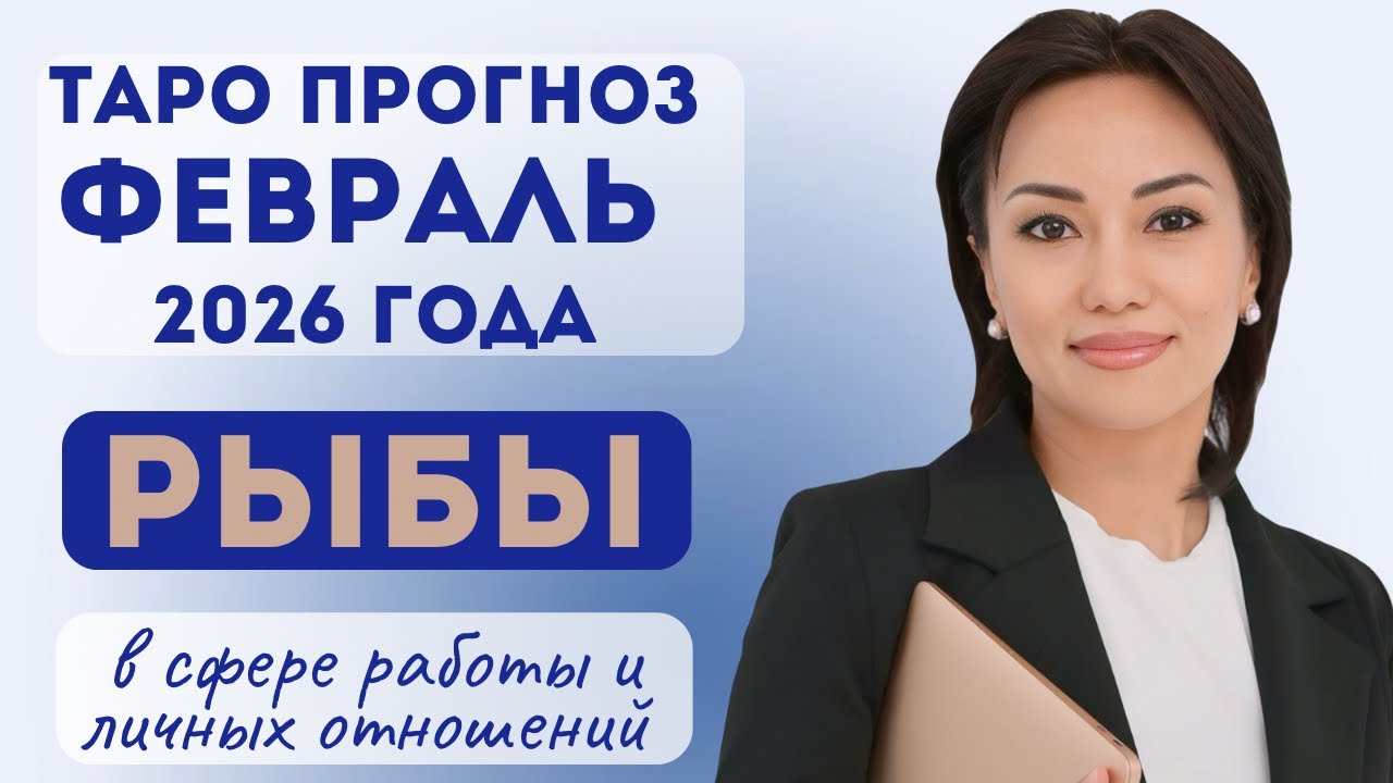 РЫБЫ♓️ ТАРО ПРОГНОЗ на ФЕВРАЛЬ 2026г. В сфере РАБОТЫ и ЛИЧНЫХ ОТНОШЕНИЙ