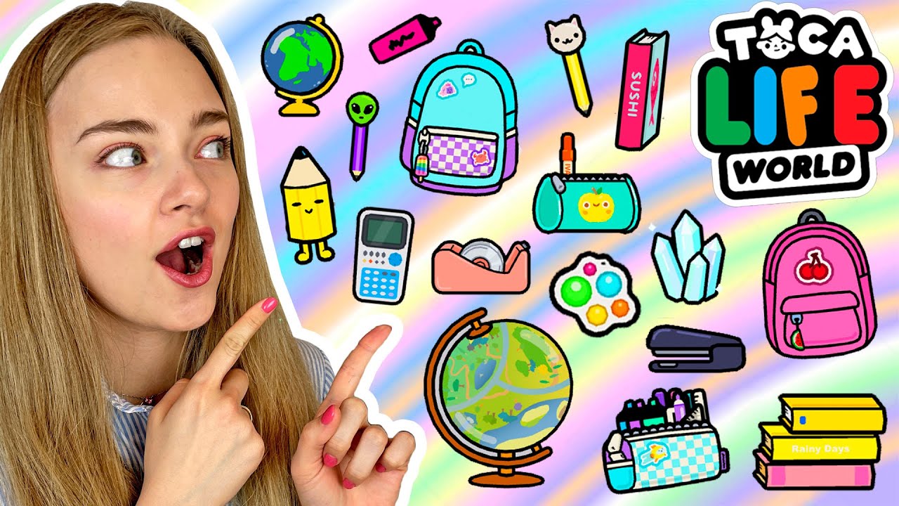 ВСЯ КАНЦЕЛЯРИЯ в ТОКА ЛАЙФ  Делаю МАГАЗИН КАНЦЕЛЯРИИ Back To School 2021 Тока Бока Toka Life World