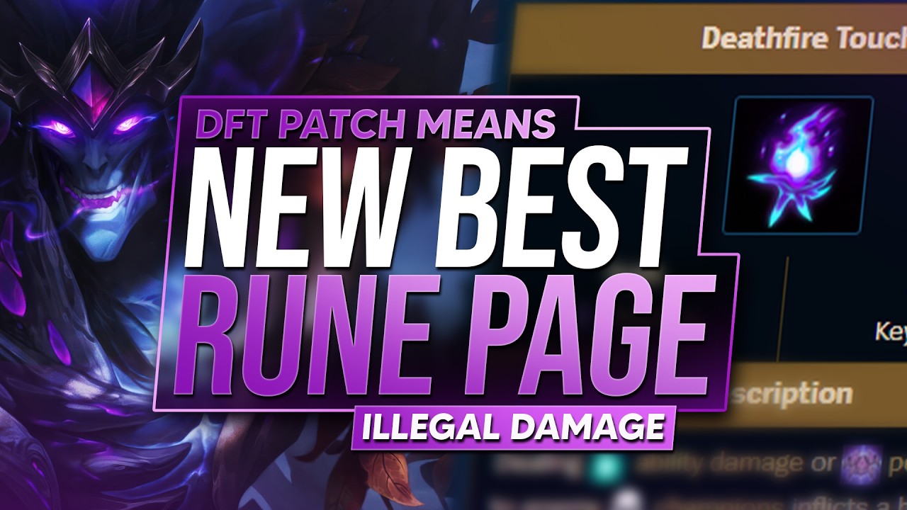 DEATHFIRE TOUCH BROKE KARTHUS... THIS RUNE SETUP = ILLEGAL DAMAGE