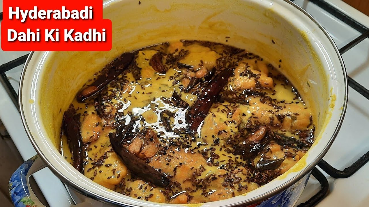 Hyderabadi Dahi Ki Kadhi | Dahi Ki Kadi Recipe | Hyderabadi Mom In UK