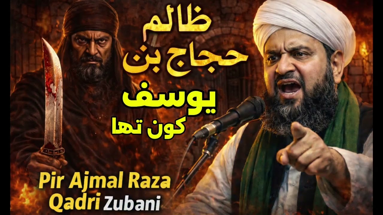 Zalim Badshah Hajjaj bin Yousuf Kon Tha?: “Pir Ajmal Raza Qadri Zubani”