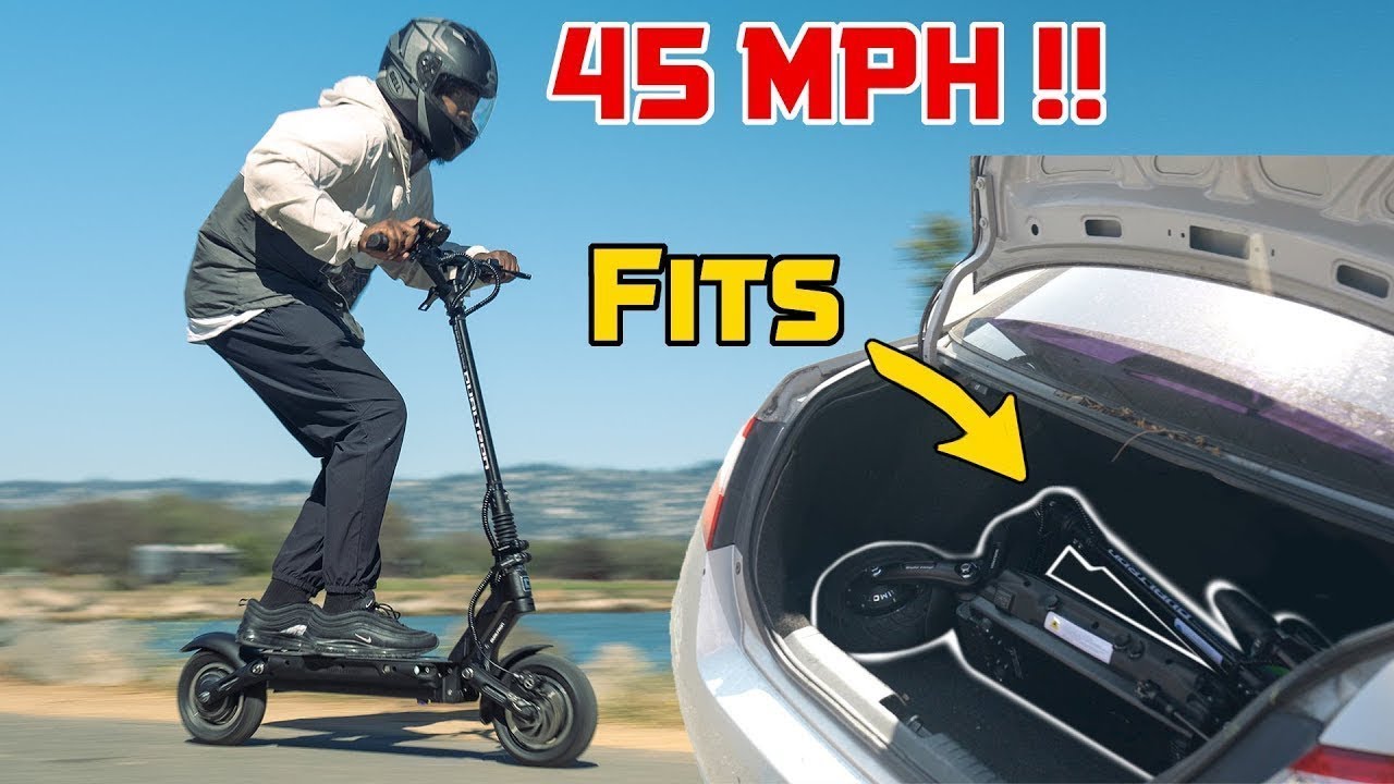Minimotors Dualtron Victor Review   45MPH Electric Scooter That Fits In Your Trunk!