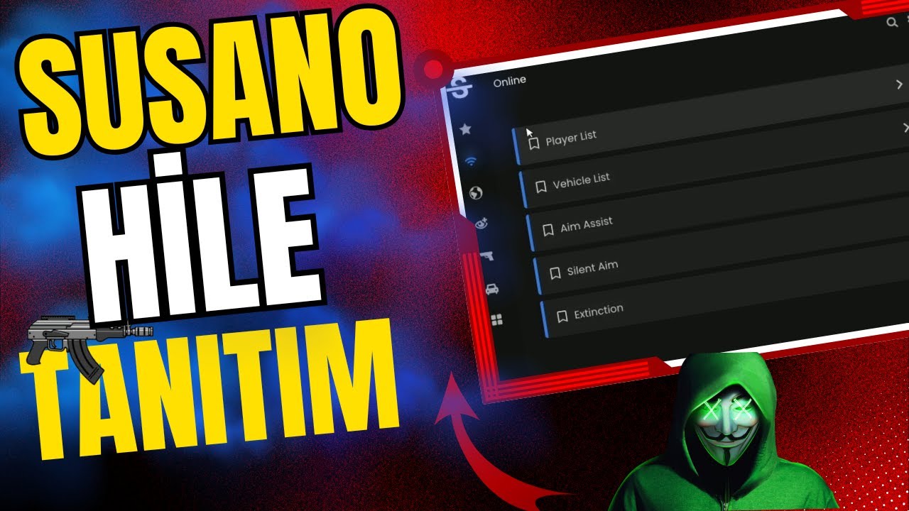 FİVEM SUSANO HİLE NASIL KULLANILIR NELER BAN ATTIRMAZ DETAYLI ANLATIM ! (Fivem Hile Tanıtım)