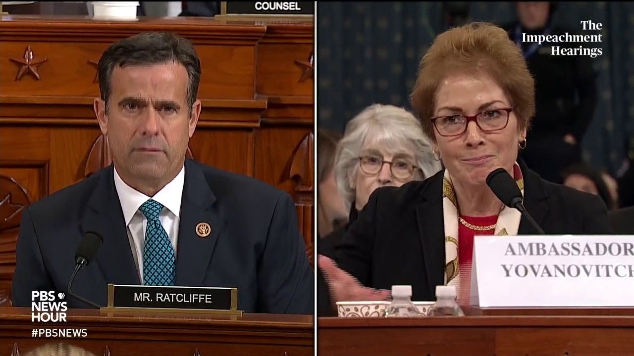 WATCH: Rep. John Ratcliffe’s full questioning of Amb. Yovanovitch | Trump's first impeachment