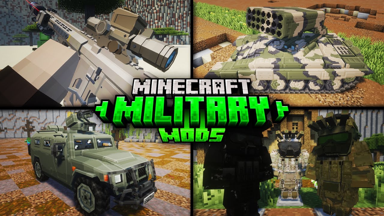 Top 10 Military Minecraft Mods in 2026!