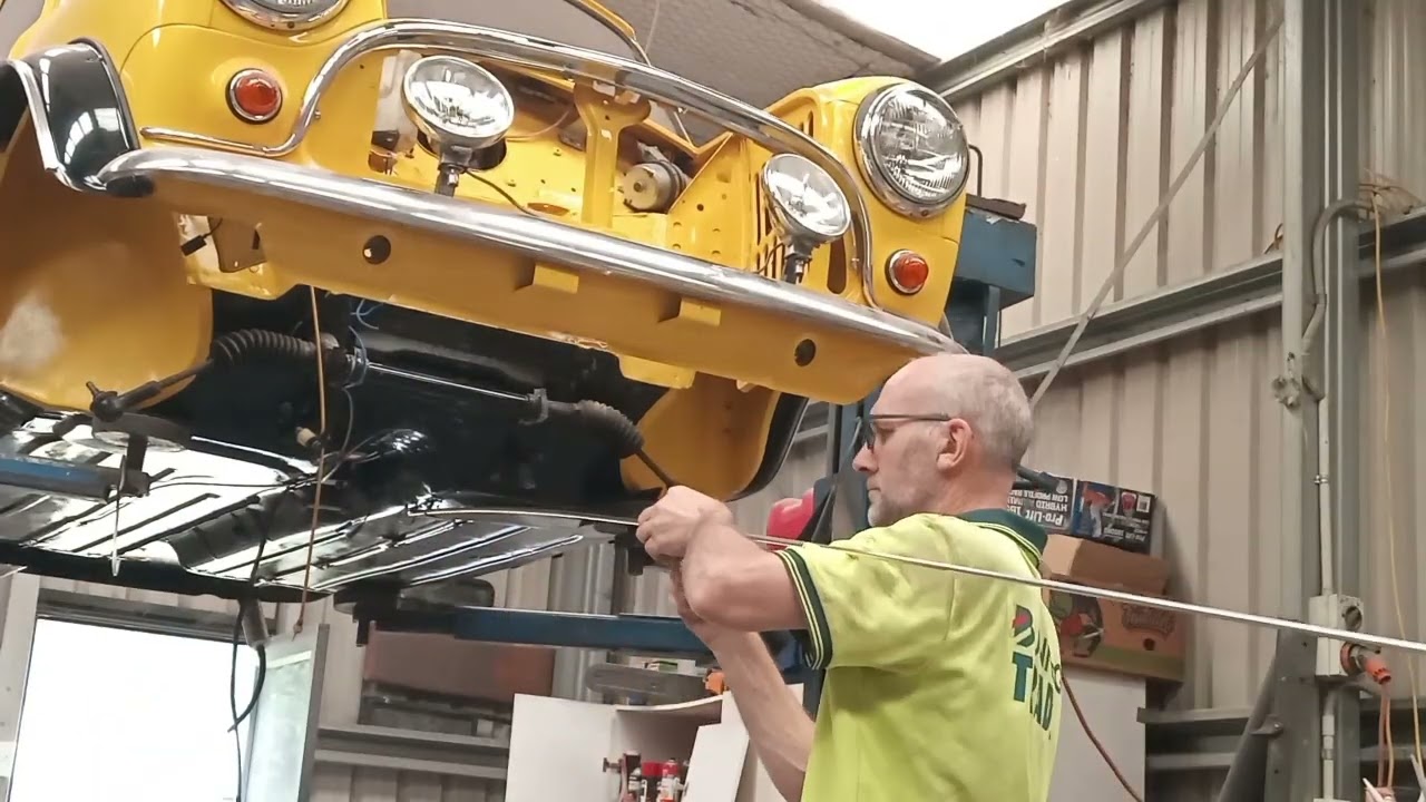 classic mini turbo fuel feed line install