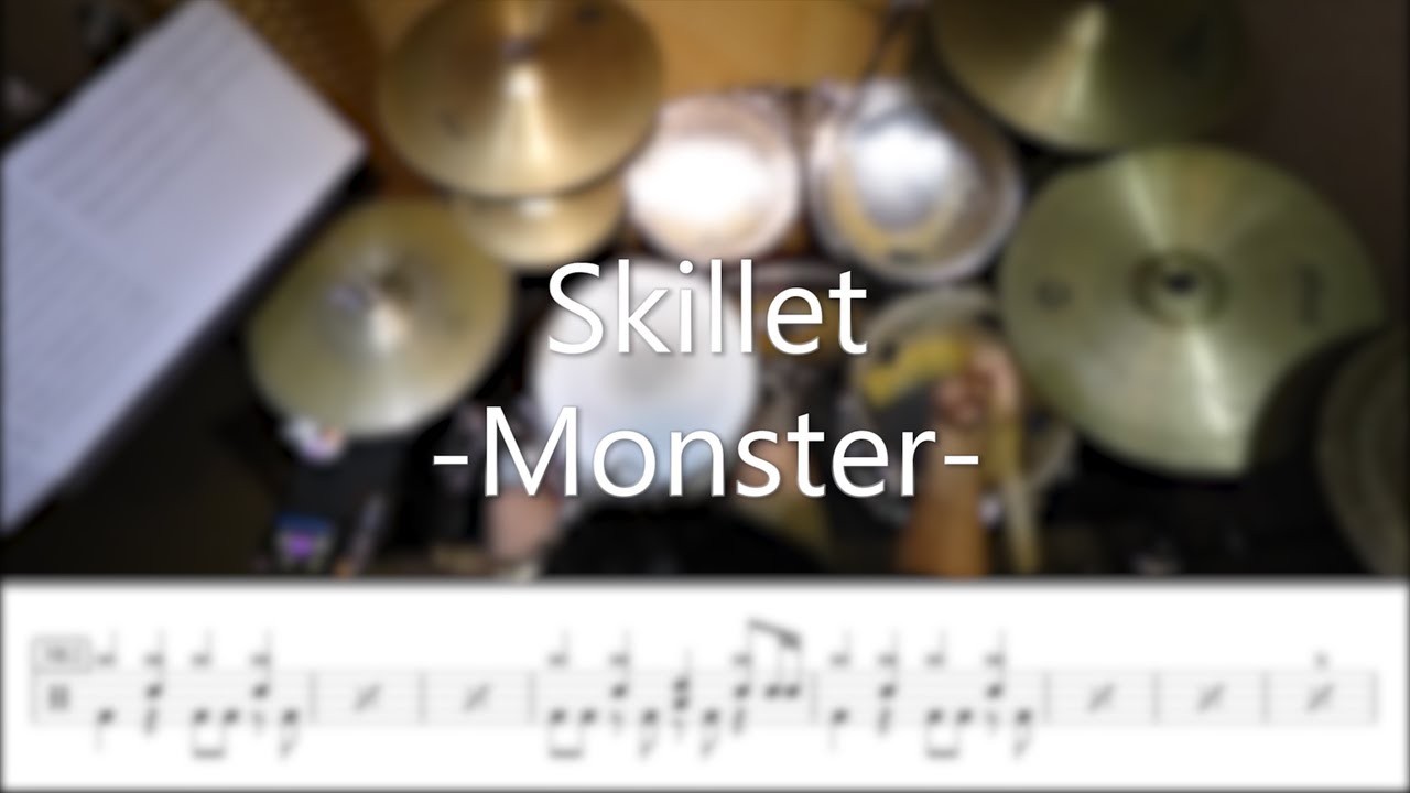 Skillet - Monster - DrummerFrank Drum Cover - With Drum Score