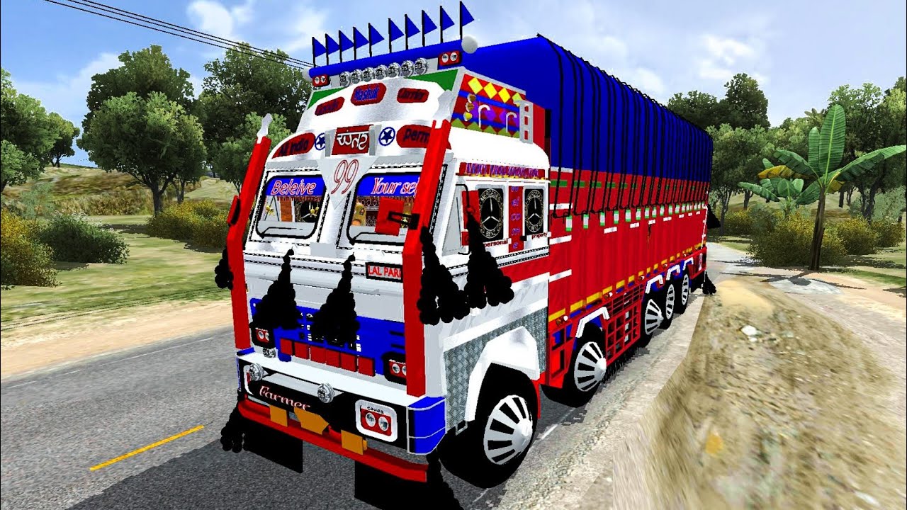 🚛 Heavy Load Ashok Leyland 14 Chakka ✅ | Indian Truck Driving 🛣️ | BUSSID