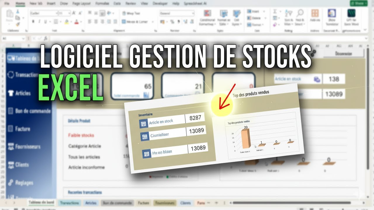 Comment créer un vrai ERP avec Excel ! (Suivi des ventes, stocks, fournisseurs et clients)