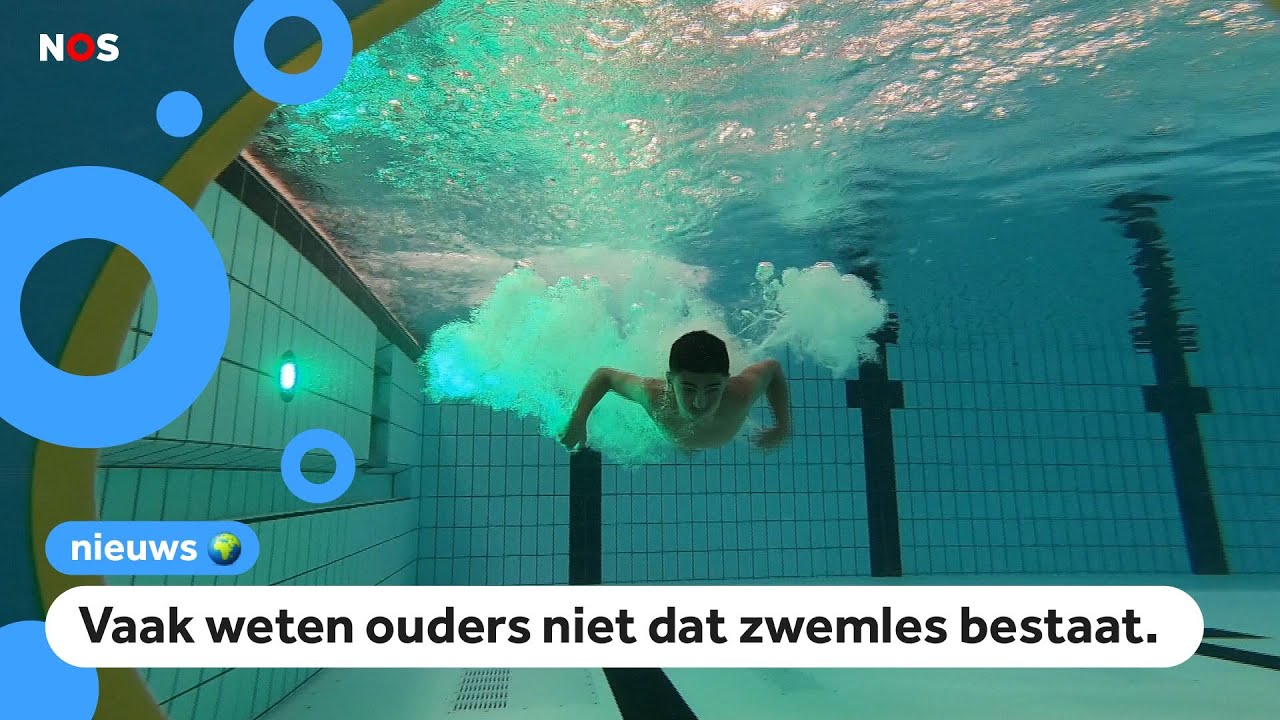 Kinderen van vluchtelingen kunnen vaak niet zwemmen