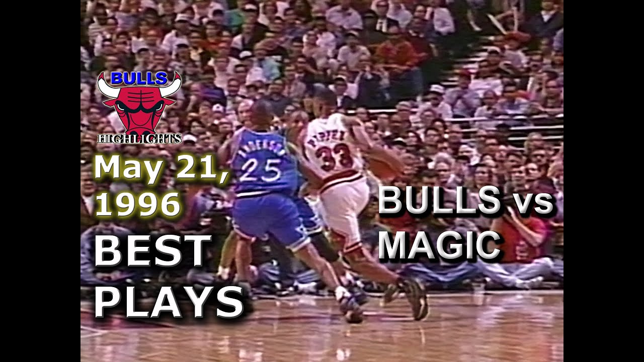 May 21 1996 Bulls vs Magic game 2 highlights