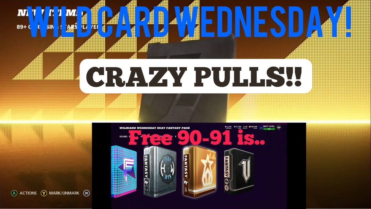 Free 90-91 is&hellip; CRAZY PULLS WILDCARD WEDNESDAY, Madden22UltimateTeam