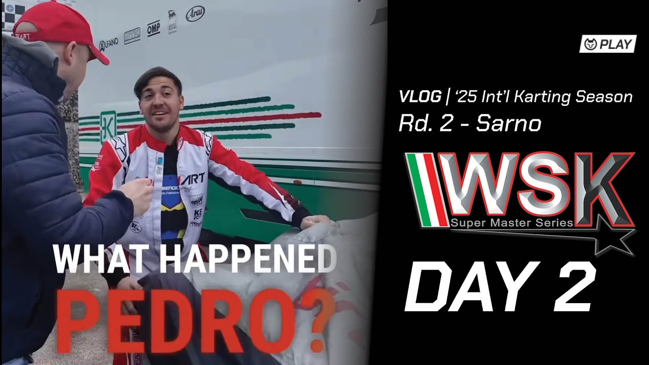 VLOG - Day 2 - WSK Super Master Series 2025 - Rd 2 - Circuito Internazionale Napoli