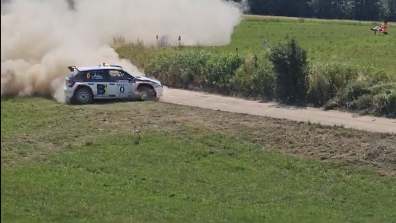 RALLY POLAND 2024 super stage 4 Rajd Polski Day 1 CRASH ACTION#RALLY#WRC