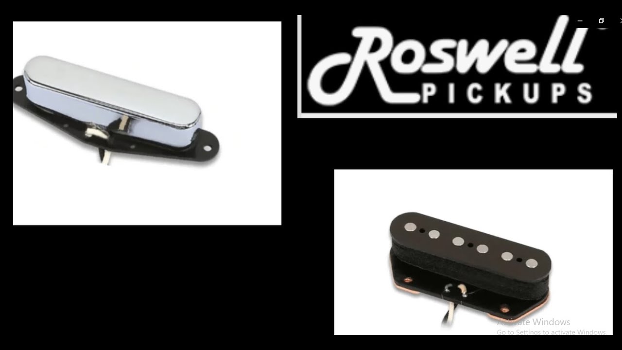 Roswell TEA Telecaster Set Pickups