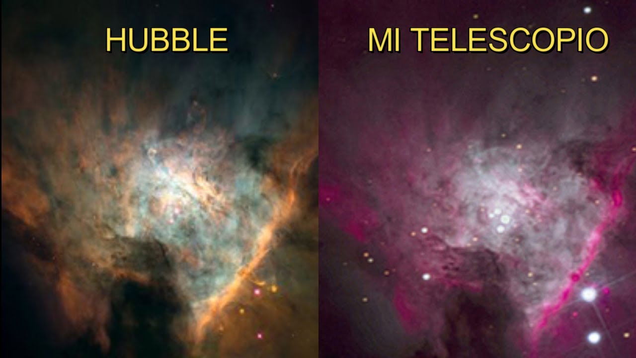 Hubble vs mi telescopio