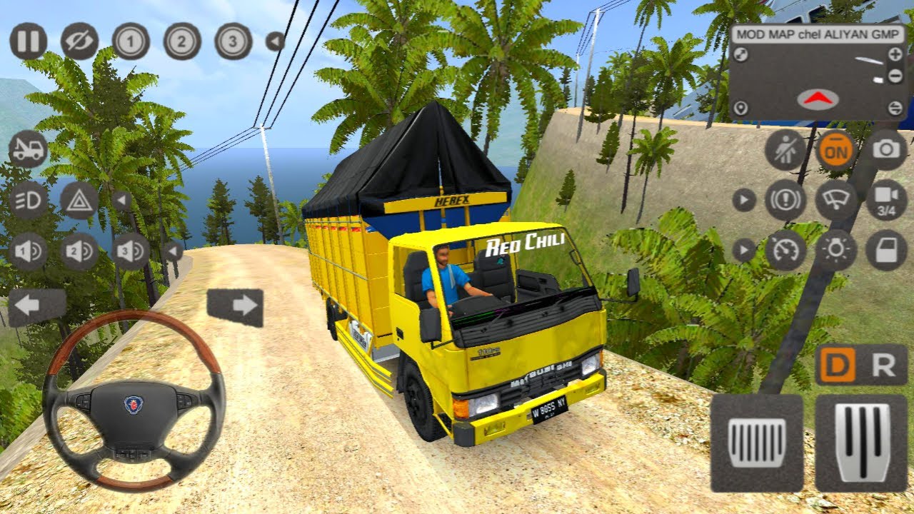 Game Mobil Truk Oleng Canter Lewati Jalur Exstrim - Mobil Truk Oleng Android Gameplay