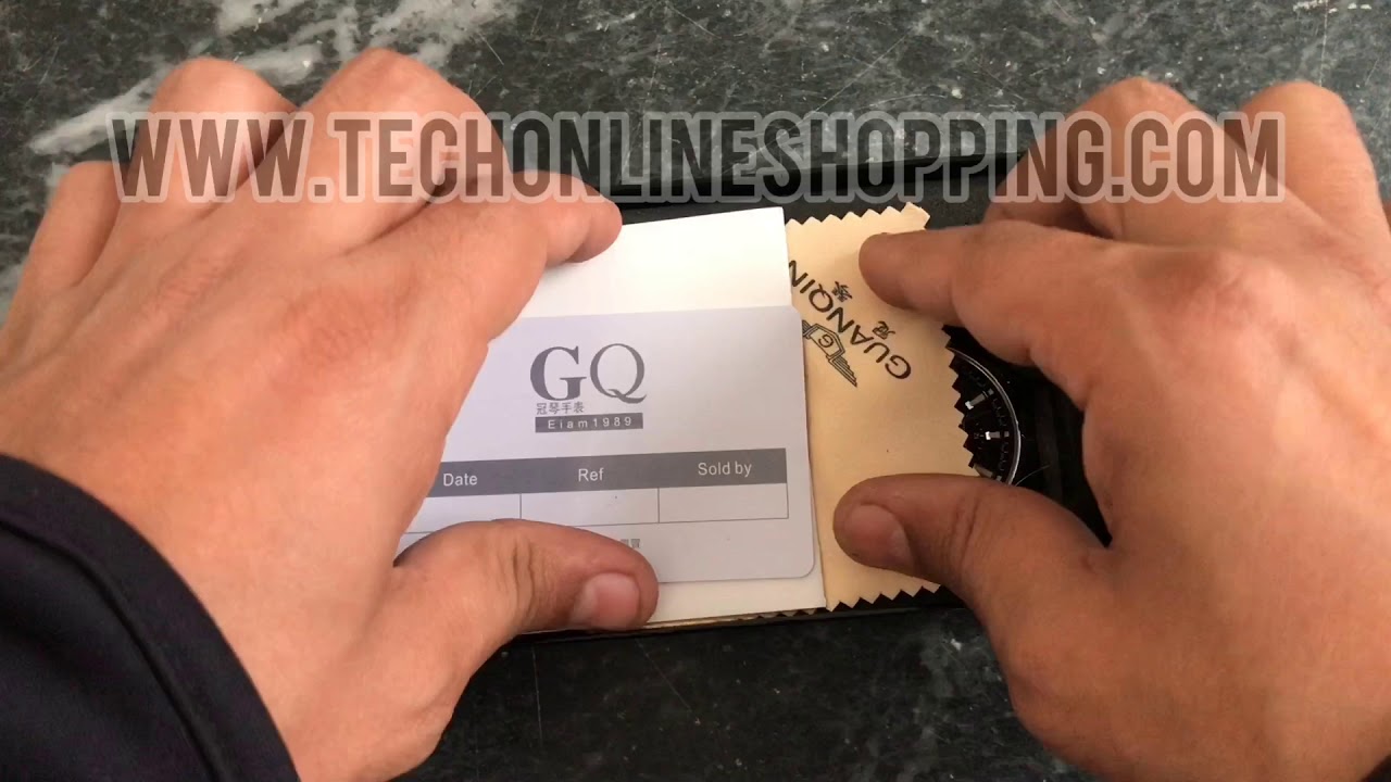 GUANQIN Automatic Business Watch Silver Black