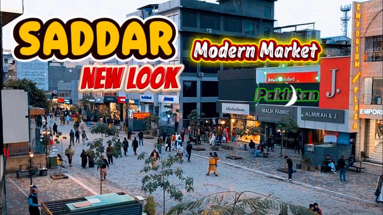 Rawalpindi Saddar | New look commercial market Saddar Rawalpindi | Not europe this is Pakistan 