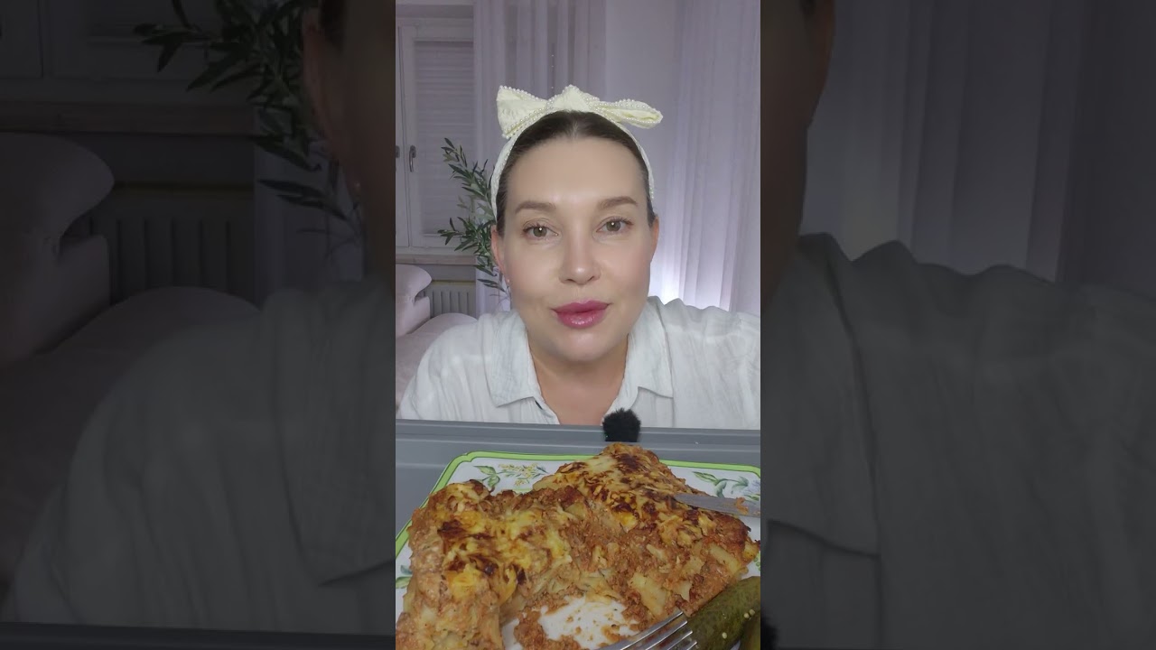 Мукбанг/Вопрос Ответ ⁉️⁉️⁉️⁉️Лазанья