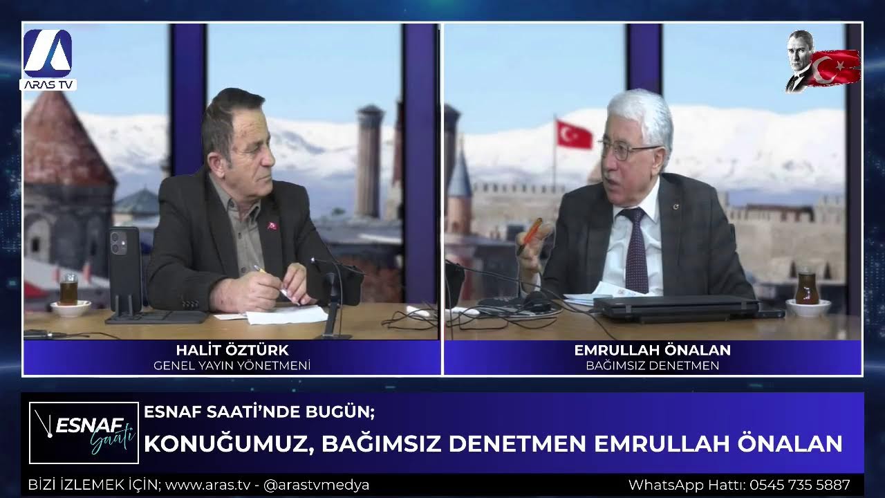 ESNAF SAATİ - BAĞIMSIZ DENETMEN EMRULLAH ÖNALAN EKONOMİ