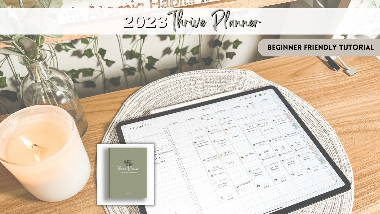 2023 Thrive Planner | Digital Planner, Beginner Friendly Tutorial