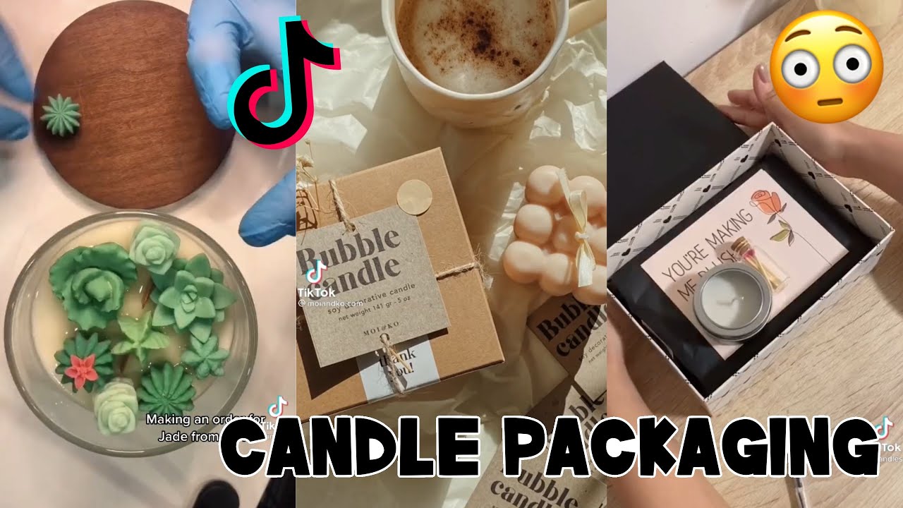 Packaging candles TikTok Compilation 🕯