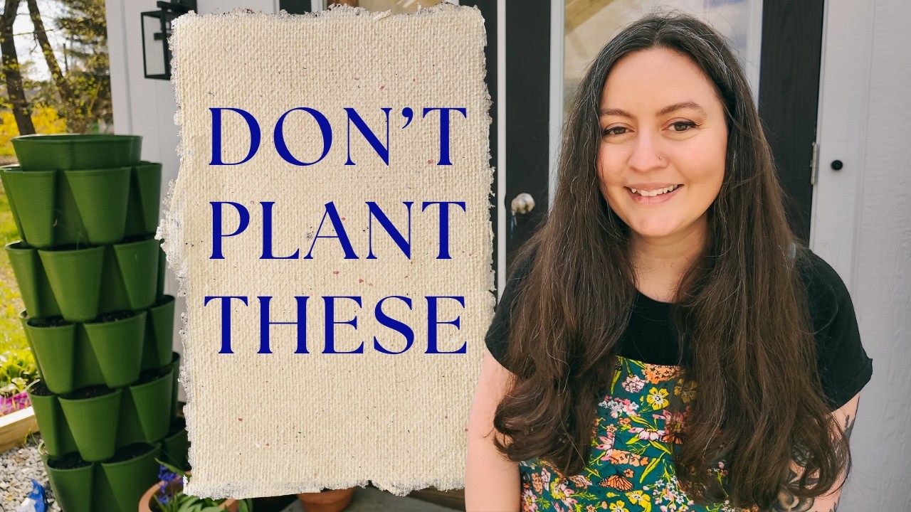 Don't plant these in a greenstalk vertical planter | Container garden planting
