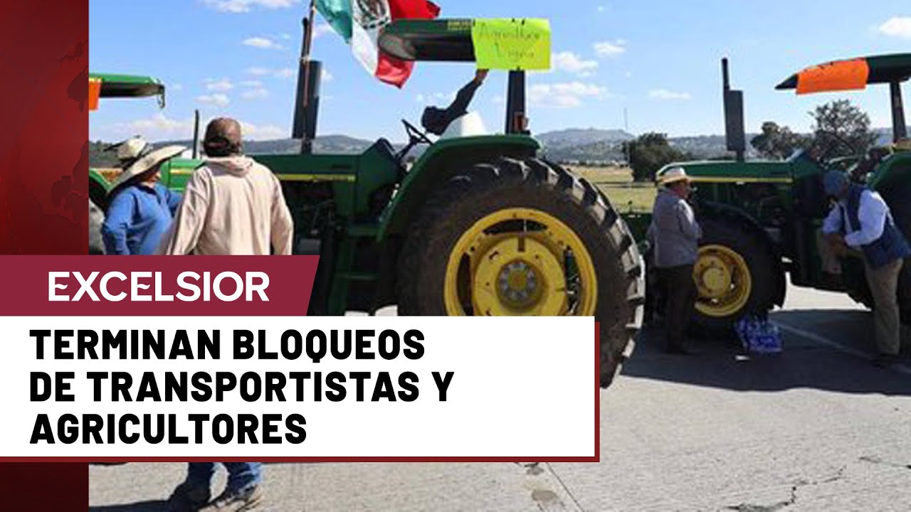 Transportistas y agricultores pactan acuerdo con Segob y liberan carreteras