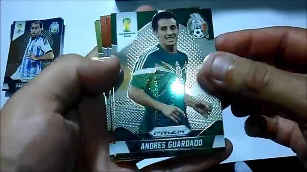 UNBOXING fifa world cup 2014 prizm - Search for Messi signature - Abriendo 24 sobres Autografo??