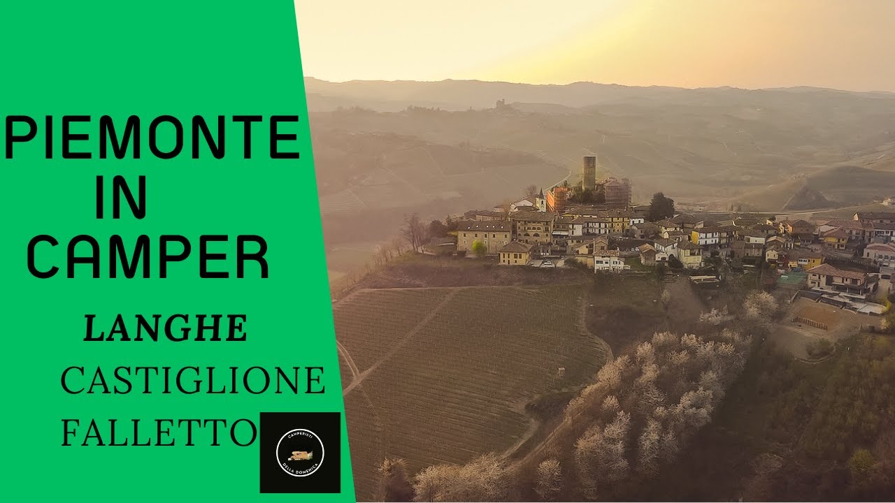 Langhe in camper a Castiglione Falletto. Area camper nelle Terre del Barolo.
