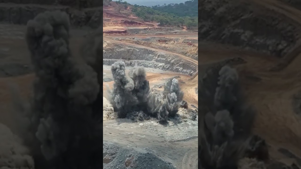Blasting Open Pit