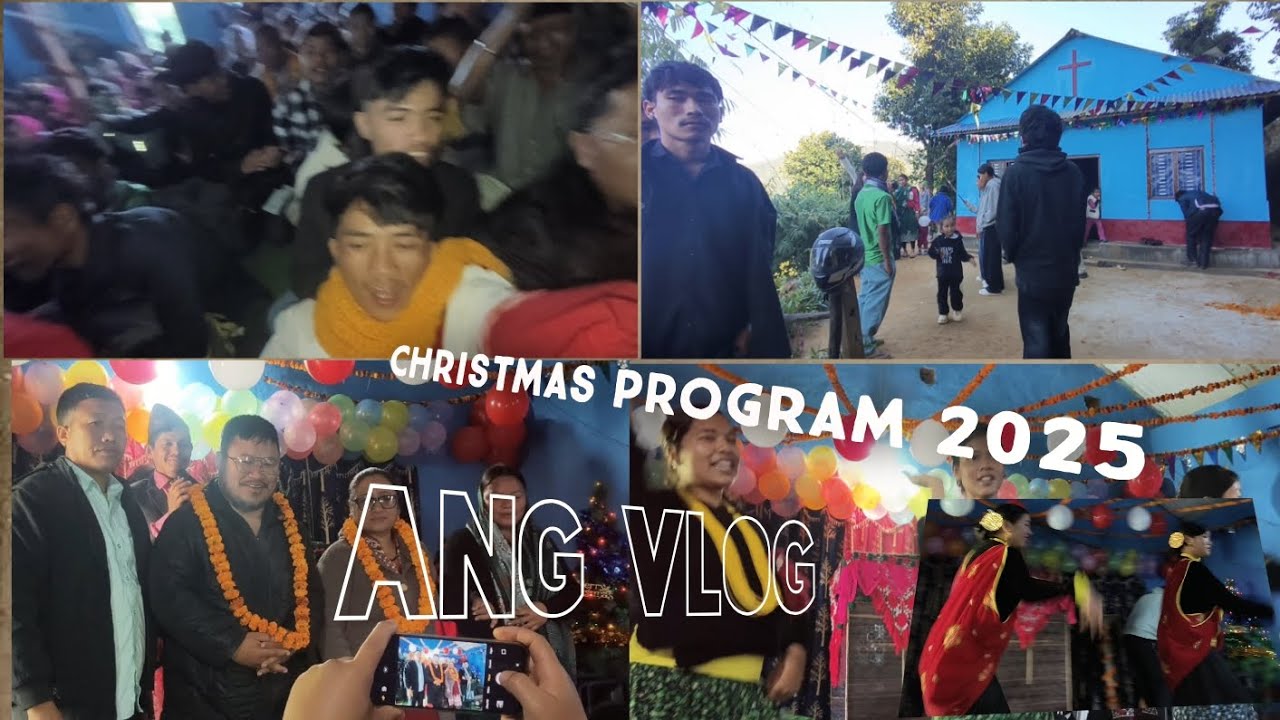 Christmas Program 2025 New Video ,Ang Vlog ,Ankit magar 