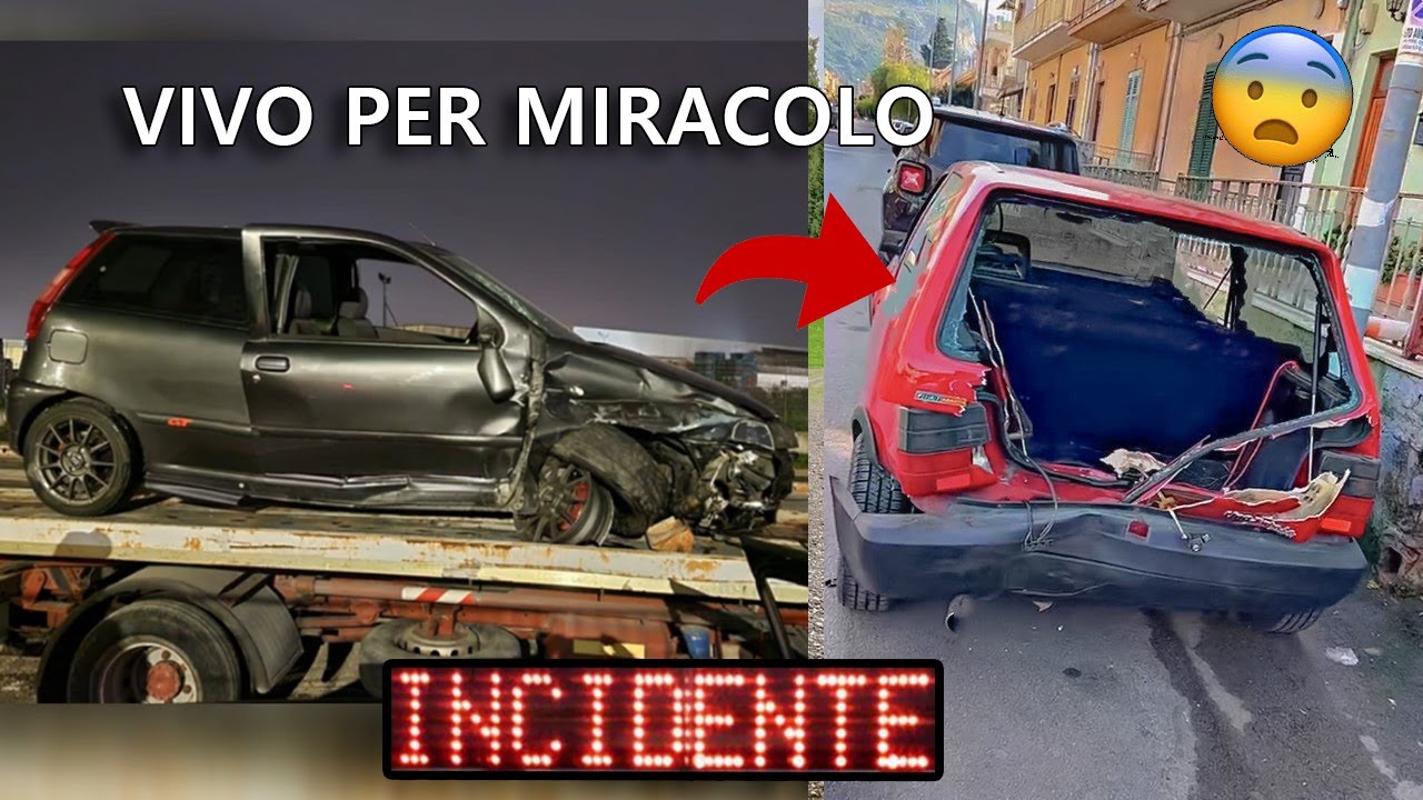Incidente Fiat sperona un 50 enne vivo per miracolo MAMMAMIA CHE BRUTTO!